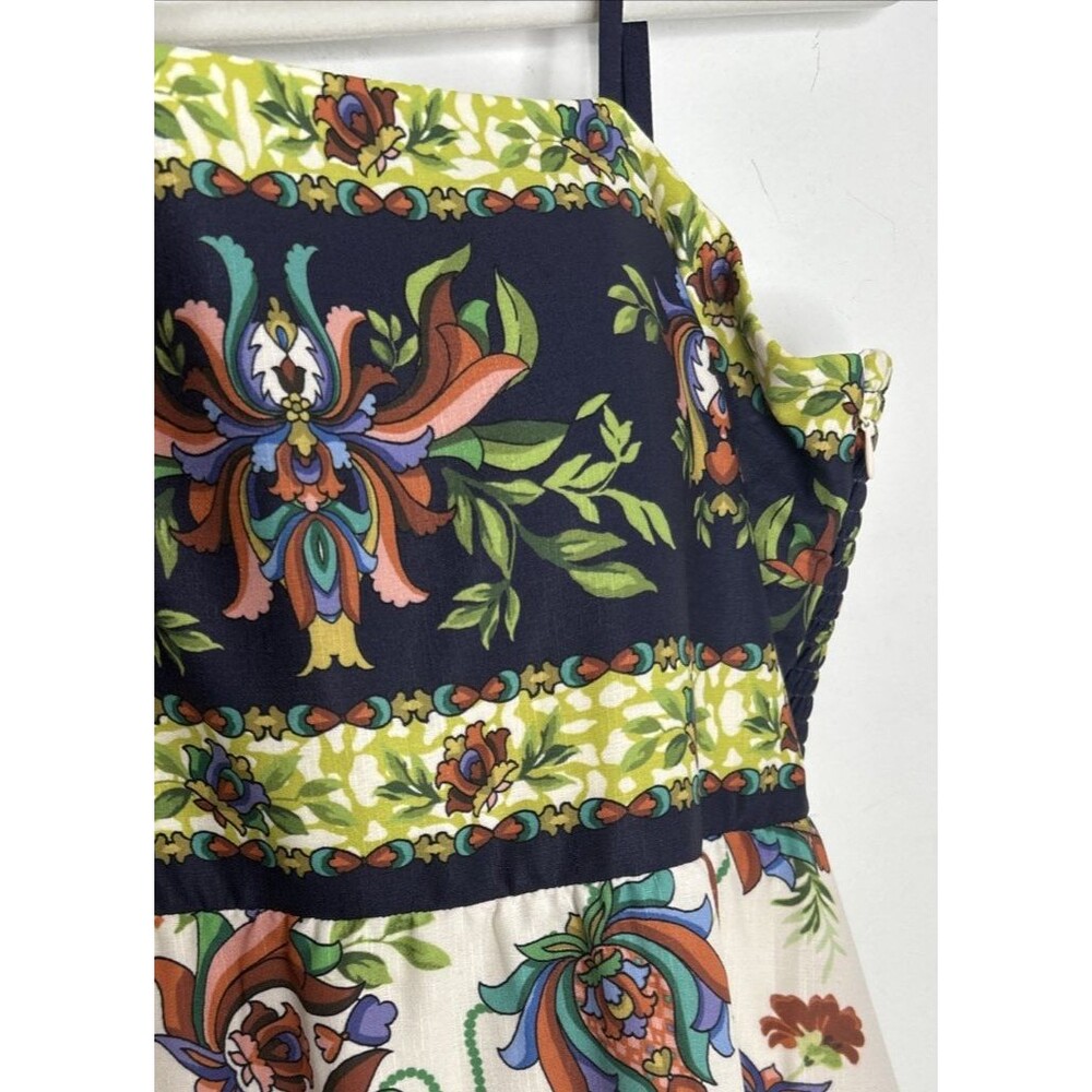 Siena Midi Floral Dress Size 14 Built in Bra Adjustable Straps Garden Party - Picture 2 of 9